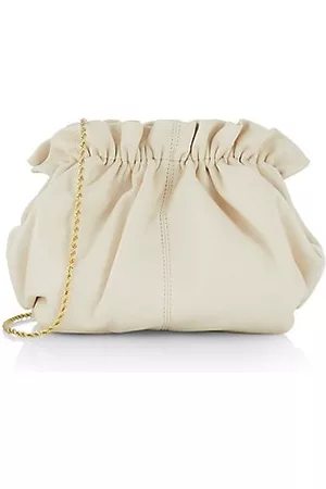 Loeffler Randall Women Clutches - Mini Willa Ruched Leather Clutch