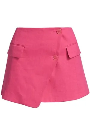 Frame Women Mini Skirts - Linen-Blend Blazer Miniskirt