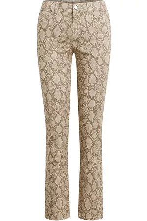 Joes Jeans Women Straight - The Lara Mid-Rise Snake Jeans