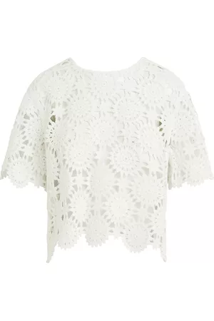 Joes Jeans Women Lace Tops - India Open-Stitch Lace Top