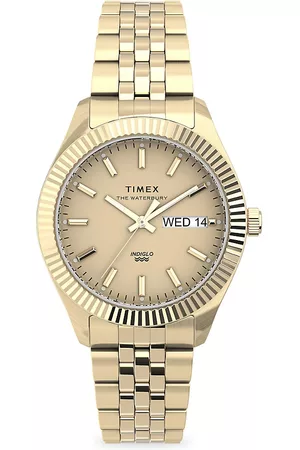 Timex Women Bracelets & Bangles - Waterbury Legacy Boyfriend Stainless Steel Bracelet Watch
