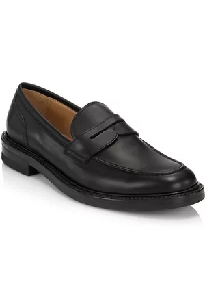 Saks Fifth Avenue Men Slip On Loafers - COLLECTION Leather Penny Loafers