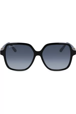 Salvatore Ferragamo Sunglasses - Gancini 57MM Square Sunglasses