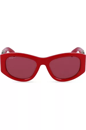 Salvatore Ferragamo Sunglasses - Gancini 53MM Rectangular Sunglasses