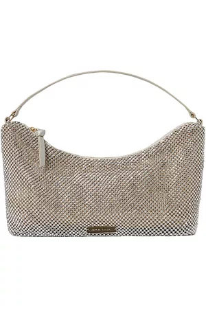 Loeffler Randall Women Handbags - Diamante Crystal Mesh Baguette Bag