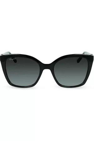 Salvatore Ferragamo Sunglasses - Gancini 54MM Modified Rectangle Sunglasses