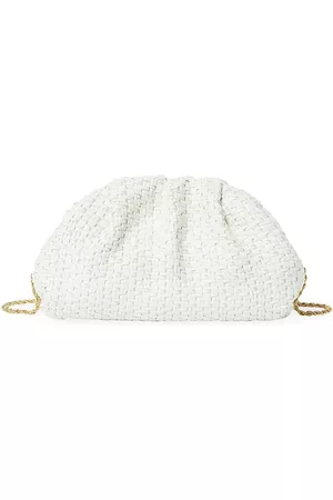 Loeffler Randall Women Clutches - Bailey Woven Raffia Clutch-On-Chain