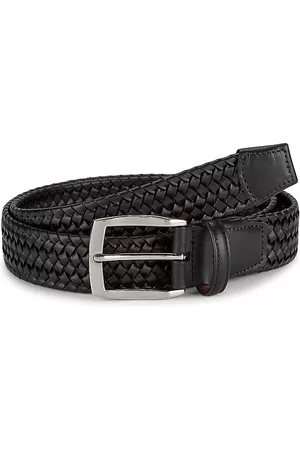 Saks Fifth Avenue Men Belts - COLLECTION Woven Leather Belt