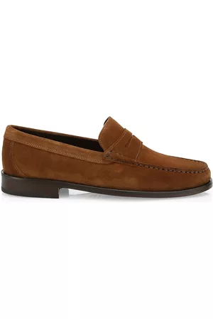 Saks Fifth Avenue Men Slip On Loafers - COLLECTION Suede Loafers