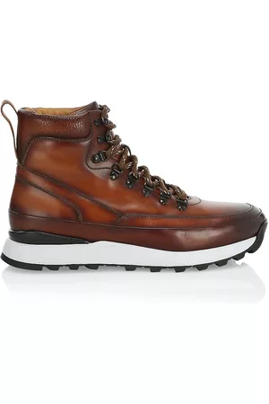 Saks Fifth Avenue Men Outdoor Shoes - COLLECTION Leather Hiking Boots