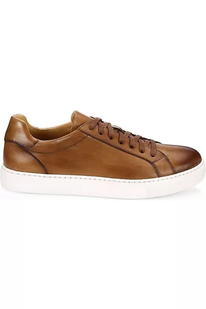 Saks Fifth Avenue Men Designer sneakers - COLLECTION BY MAGNANNI Burnished Leather Lace-Up Sneakers