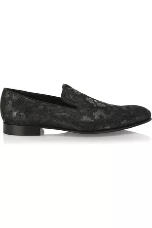Saks Fifth Avenue Men Loafers - COLLECTION Camouflage Velvet Loafers