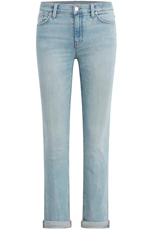 Hudson Women Straight Jeans - Nico Mid-Rise Straight Jeans