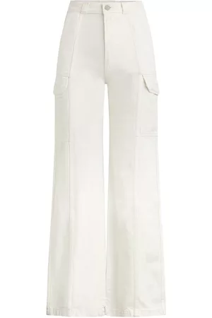 Hudson Women Wide Leg Cargo Pants - High-Rise Wide-Leg Cargo Pants
