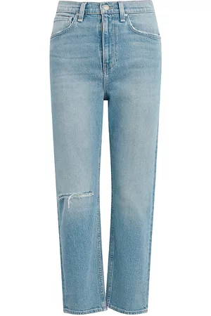 Hudson Women Straight Jeans - Jade High-Rise Straight-Leg Jeans