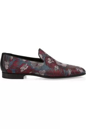 Saks Fifth Avenue Men Slip On Loafers - COLLECTION Floral Forma Loafers