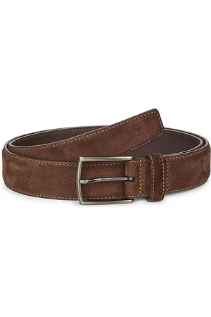 Saks Fifth Avenue Men Belts - COLLECTION Suede Belt