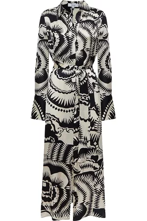 Reiss Women Printed Dresses - Tilly Belted Printed Maxi Dress
