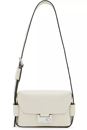 AllSaints Women 17 Inch Laptop Bags - Frankie Leather Crossbody Bag