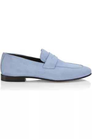 Saks Fifth Avenue Men Woven Loafers - Suede Penny Loafers