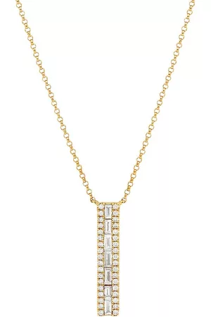 Saks Fifth Avenue Necklaces - 14K Yellow Gold & 0. 15 TCW Diamond Pendant Necklace