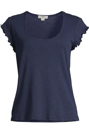 Nic + Zoe Crew Neck Short Sleeve Shirttail Tee