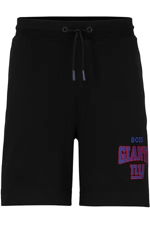 Drawstring loungewear shorts with signature stripe and logo