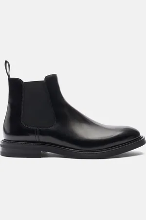 Scarosso Eric Black Bright - Man Chelsea Boots 40