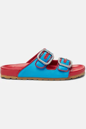 Scarosso Isa Blue Satin - Woman Sandals 35