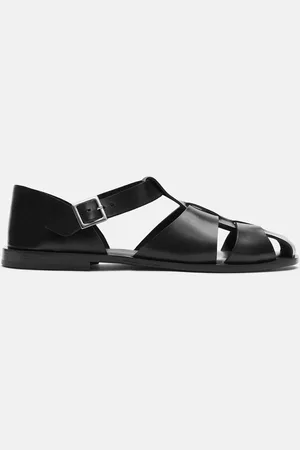 Scarosso Apollo Black - Man Sandals 40