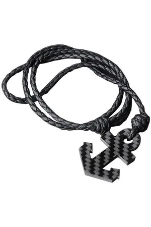 Simply Carbon Fiber Real Carbon Fiber Anchor Bracelet