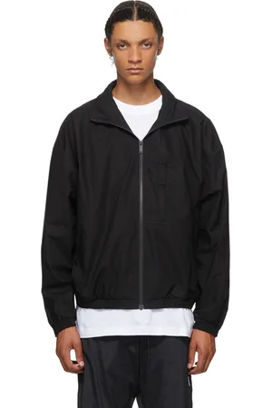 MARCELO BURLON Black Logo Tech Track Jacket