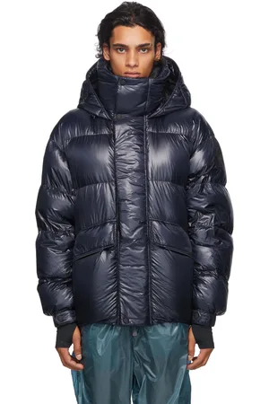 Moncler Navy Down Gressan Coat