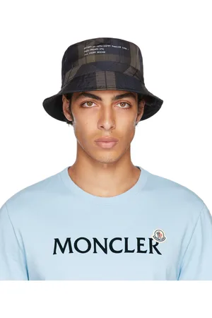 Men Hats - Moncler Genius 7 Moncler FRGMT Hiroshi Fujiwara Reversible Brown & Check Bucket Hat