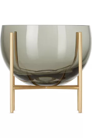 AUDO COPENHAGEN Black & Gold Small Échasse Bowl