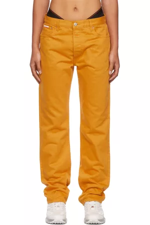 Calvin Klein Women Straight Jeans - Orange Season 2 Straight-Leg Jeans
