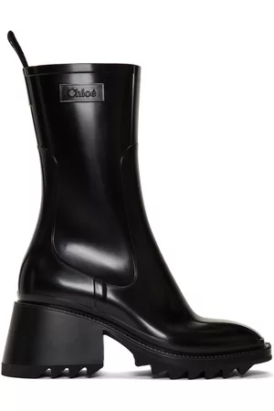 Chloé Women Boots - Black PVC Betty Rain Boots
