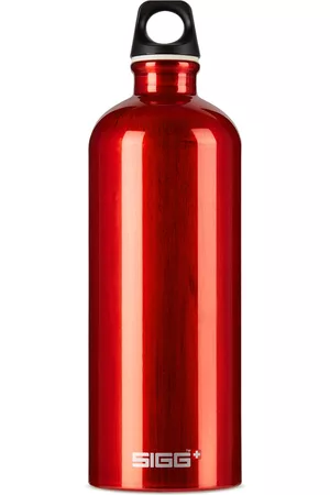 Sigg Red Aluminum Traveller Classic Bottle, 1 L
