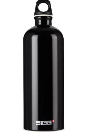 Sigg Black Aluminum Traveller Classic Bottle, 1 L