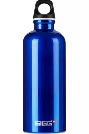 Sigg Blue Aluminum Traveller Classic Bottle, 600 mL