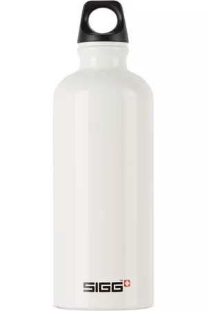 Sigg White Aluminum Traveller Classic Bottle, 600 mL