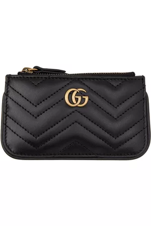 Gucci GG Marmont Keychain Wallet Black