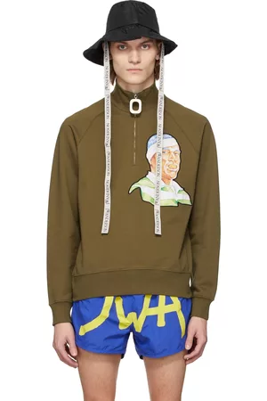 JW Anderson Canvas Asymmetric Bucket Hat