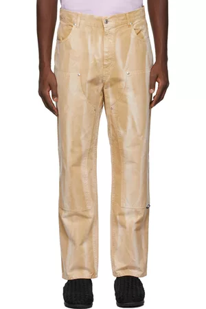 Msgm Tie-Dye Denim Pants