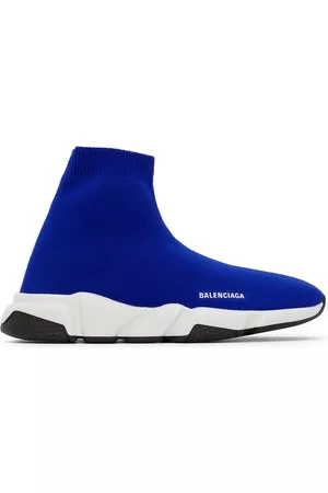 Balenciaga Kids Blue Speed Sneakers