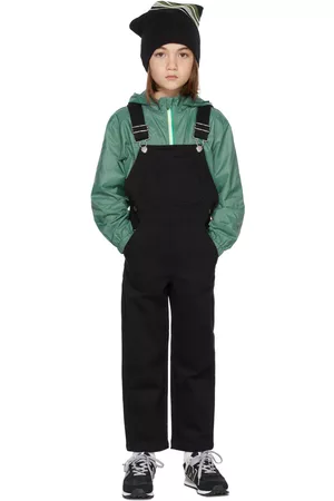 Kodomo BEAMS Girls Dungarees - Kids Denim Overalls
