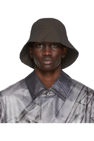 Dries Van Noten Khaki Nylon Bucket Hat