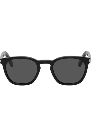 Saint Laurent Men Sunglasses - Black Classic SL 28 Round Sunglasses