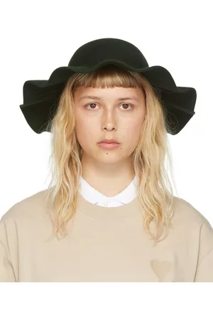 Ami Women Hats - Green Borsalino Edition Felted Hare Fur Hat