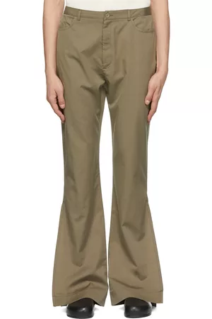 Hope Women Formal Pants - Tan Wool Trousers